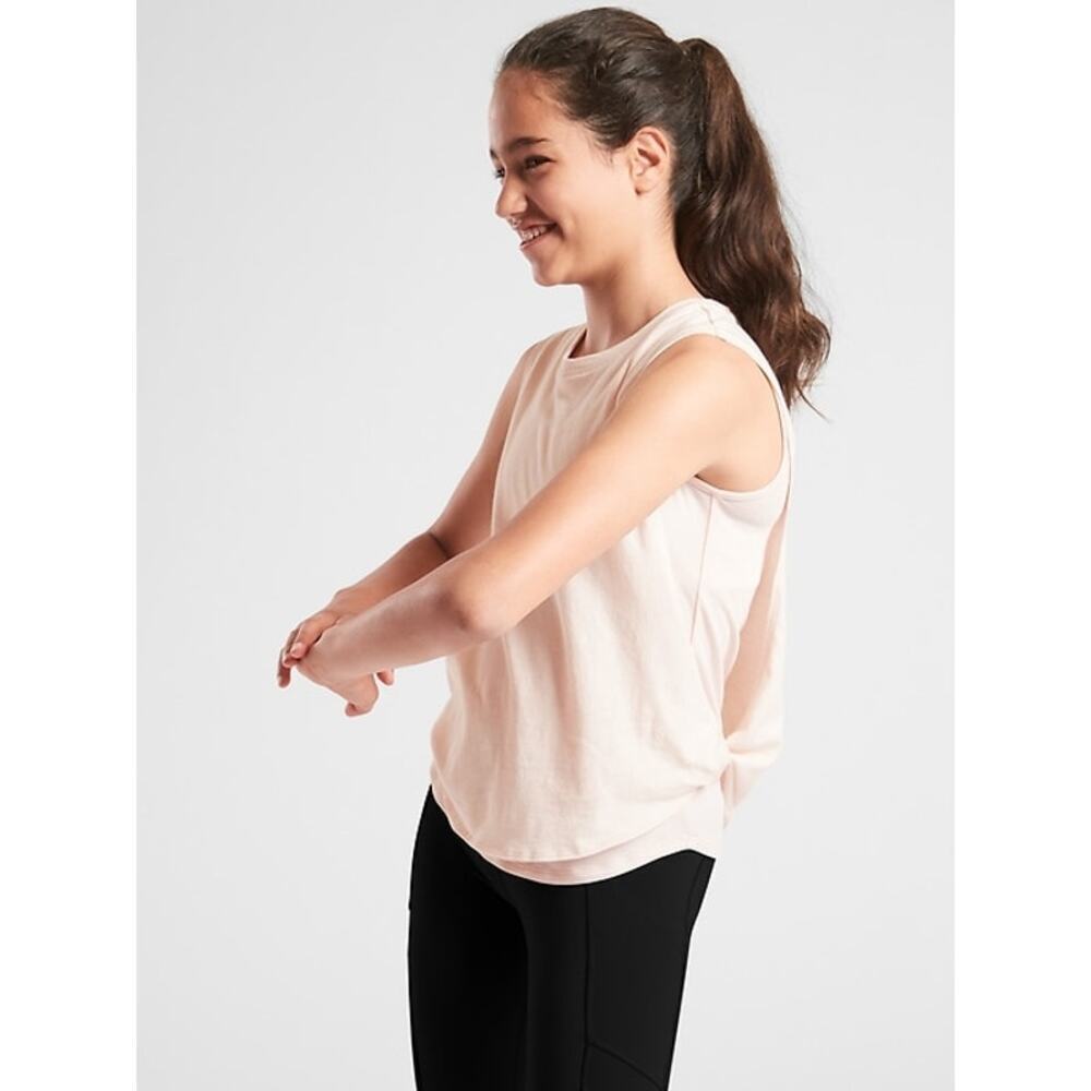 Athleta Petal Pink Sleeveless Ghanti Tank Top Size Small